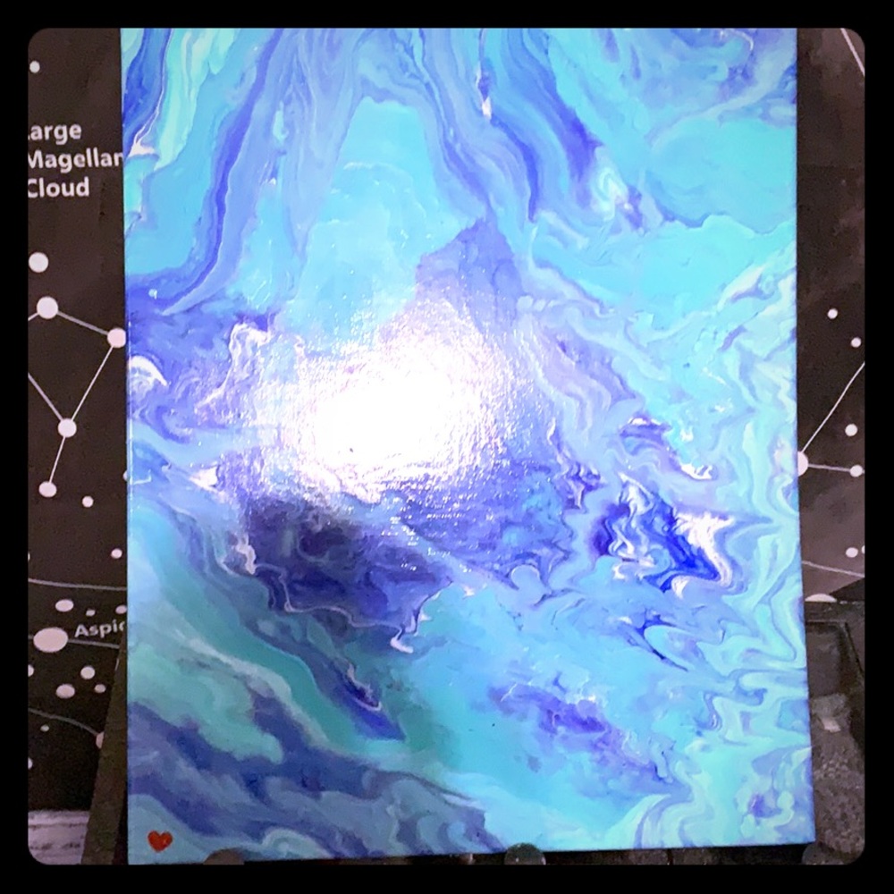 Paint pouring